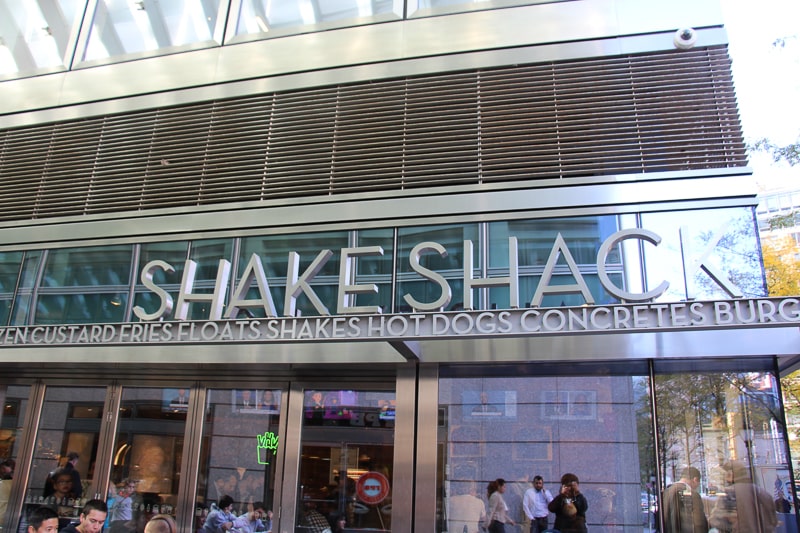 SHAKE SHACK ニューヨーク